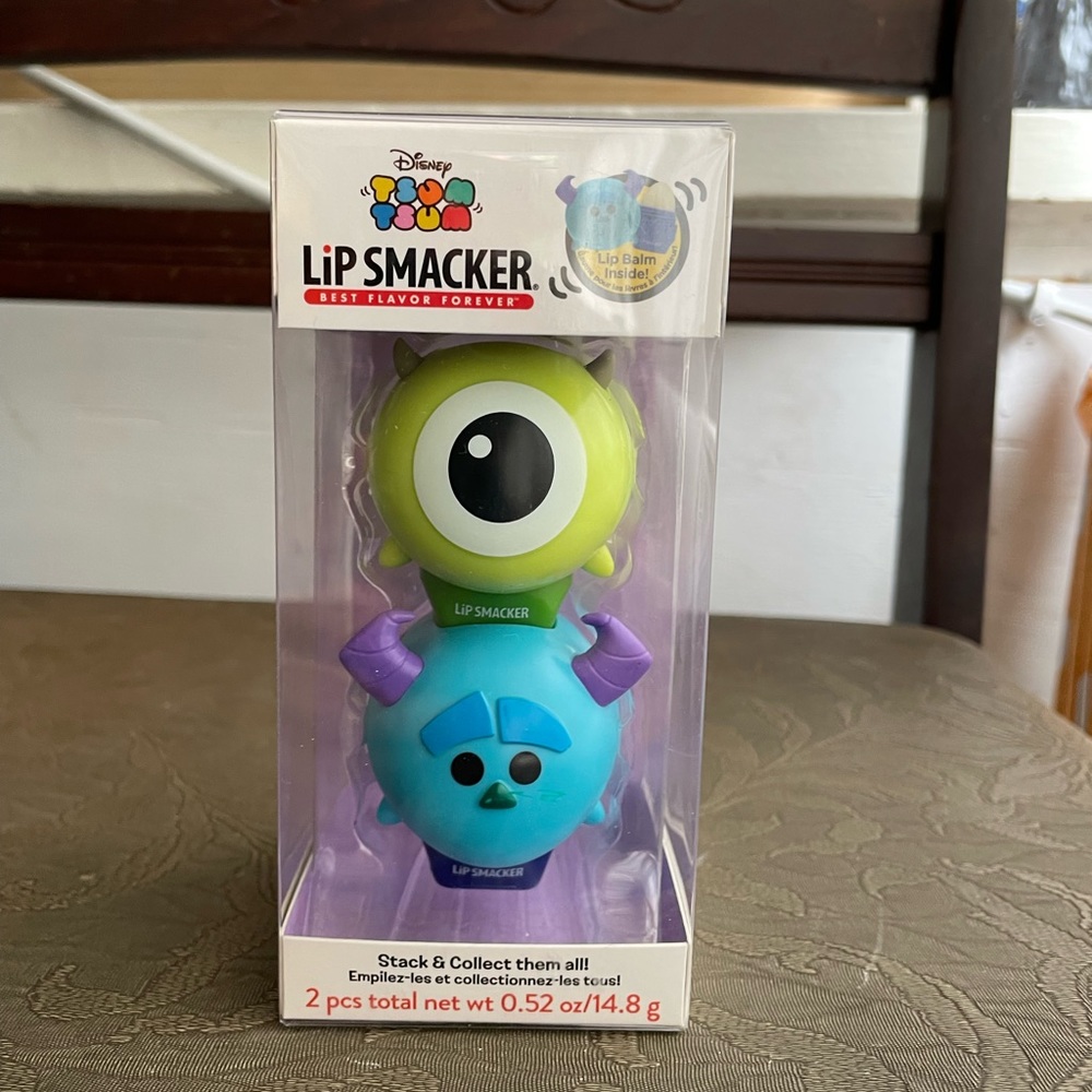 BNIB Disney Monsters Inc stackable Lip Smackers